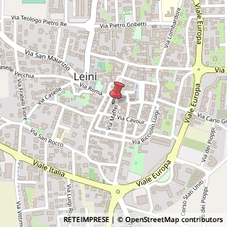 Mappa Via Monte Grappa, 22, 10040 Leini, Torino (Piemonte)