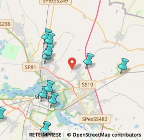 Mappa Via Fossamana, 46030 Mottella MN, Italia (4.98)