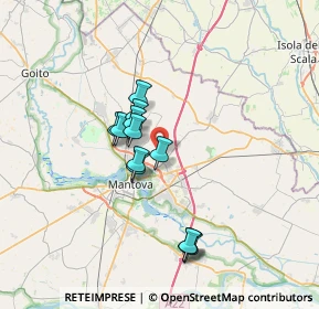 Mappa Via Fossamana, 46030 Mottella MN, Italia (5.4325)