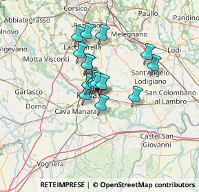 Mappa Strada Bellingera, 27100 Pavia PV, Italia (8.84)