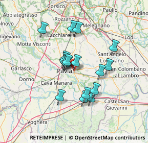 Mappa Strada Bellingera, 27100 Pavia PV, Italia (10.73833)