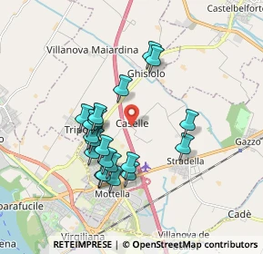 Mappa Via Caselle, 46030 Caselle MN, Italia (1.599)