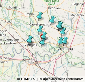 Mappa Via Antonio Gramsci, 26026 Pizzighettone CR, Italia (11.05)