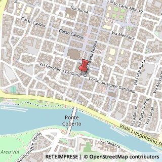 Mappa Via Cardano, 19, 27100 Pavia, Pavia (Lombardia)