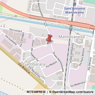 Mappa Via Valeggio, 1, 46100 Mantova, Mantova (Lombardia)