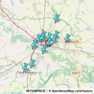 Mappa Centro EVES, 27100 Pavia PV, Italia (2.51077)