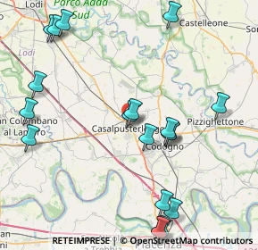 Mappa Via Crema, 26841 Casalpusterlengo LO, Italia (10.2745)