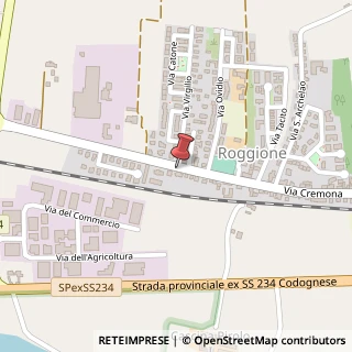 Mappa Via Cremona, 30, 26026 Roggione CR, Italia, 26026 Pizzighettone, Cremona (Lombardia)