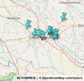 Mappa Via Cipolla Carlo Maria, 37045 Legnago VR, Italia (4.07545)