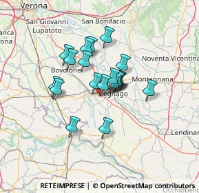 Mappa Via Cipolla Carlo Maria, 37045 Legnago VR, Italia (9.4435)