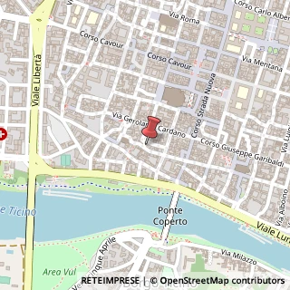 Mappa Via Cardinale Maffi, 21, 27100 Pavia, Pavia (Lombardia)