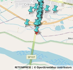 Mappa SP107, 10020 Crescentino VC, Italia (0.52333)