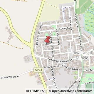 Mappa Via Fratelli Cervi, 4, 46040 Rodigo, Mantova (Lombardia)
