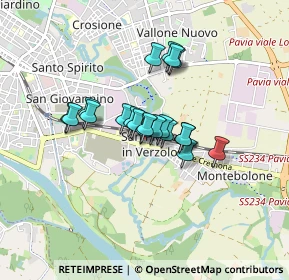 Mappa Via Silvio Cappella, 27100 Pavia PV, Italia (0.577)