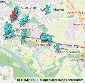 Mappa Via Silvio Cappella, 27100 Pavia PV, Italia (1.2615)