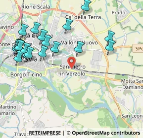 Mappa Via Silvio Cappella, 27100 Pavia PV, Italia (2.461)