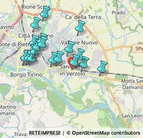 Mappa Via Silvio Cappella, 27100 Pavia PV, Italia (1.804)