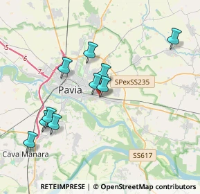 Mappa Via Silvio Cappella, 27100 Pavia PV, Italia (4.50167)