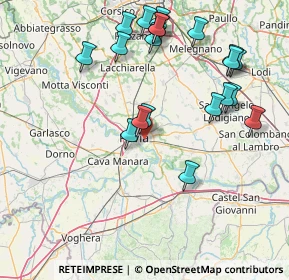 Mappa Via Silvio Cappella, 27100 Pavia PV, Italia (17.328)