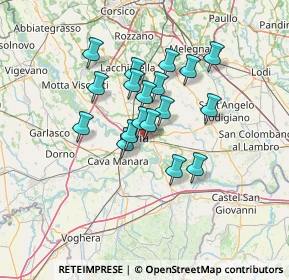Mappa Via Silvio Cappella, 27100 Pavia PV, Italia (10.35278)