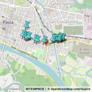 Mappa Via San Carlo, 27100 Pavia PV, Italia (0.348)