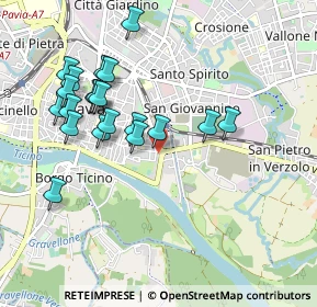 Mappa Via San Carlo, 27100 Pavia PV, Italia (0.9585)