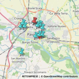 Mappa Via San Carlo, 27100 Pavia PV, Italia (1.4325)