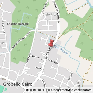 Mappa Via Roma, 98, 27027 Gropello Cairoli, Pavia (Lombardia)