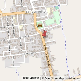 Mappa Corso C. Battisti, 40, 37058 Sanguinetto, Verona (Veneto)