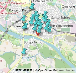 Mappa Via Paolo Diacono, 27100 Pavia PV, Italia (0.706)