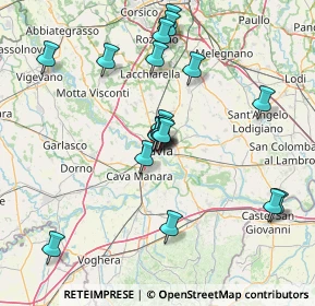 Mappa Via Paolo Diacono, 27100 Pavia PV, Italia (14.28684)