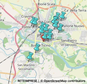 Mappa Via Paolo Diacono, 27100 Pavia PV, Italia (1.31625)