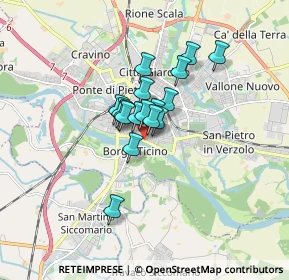 Mappa Via Paolo Diacono, 27100 Pavia PV, Italia (1.00824)