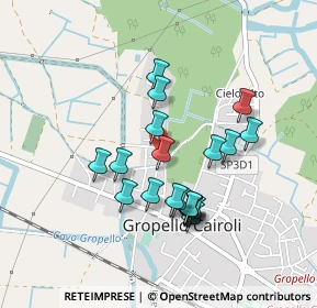 Mappa Via Chiozzo, 27027 Gropello Cairoli PV, Italia (0.3935)