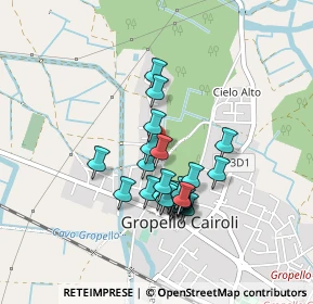 Mappa Via Chiozzo, 27027 Gropello Cairoli PV, Italia (0.35)