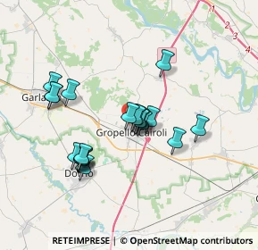 Mappa Via Chiozzo, 27027 Gropello Cairoli PV, Italia (3.0255)