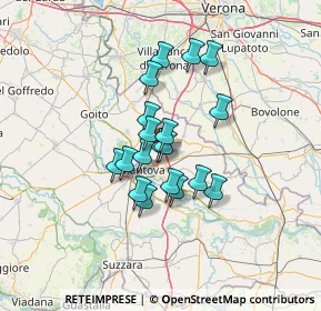 Mappa Via Tevere, 46030 San Giorgio di Mantova MN, Italia (9.52211)