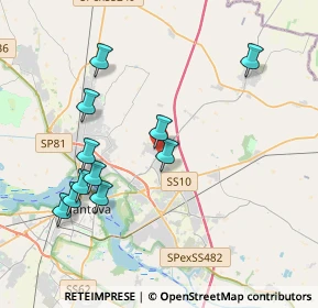 Mappa Via Tevere, 46030 San Giorgio di Mantova MN, Italia (4.02182)