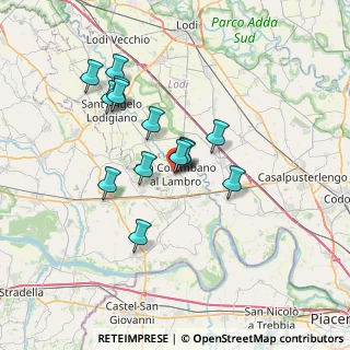 Mappa Via Monti, 20078 San Colombano al Lambro MI, Italia (5.965)
