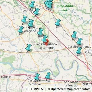 Mappa Via Monti, 20078 San Colombano al Lambro MI, Italia (10.484)