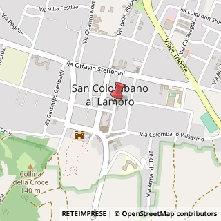 Mappa Via Giuseppe Monti, 50, 20078 San Colombano al Lambro, Milano (Lombardia)