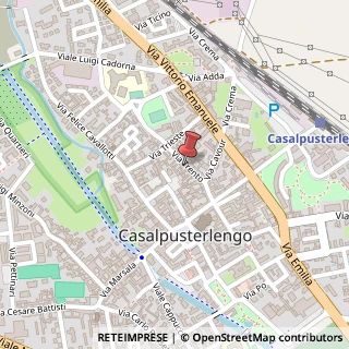 Mappa Via Trento, 25, 26841 Casalpusterlengo, Lodi (Lombardia)