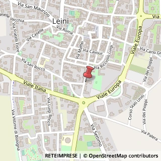 Mappa Via Carlo Alberto, 10, 10040 Leini, Torino (Piemonte)
