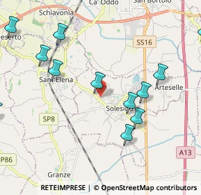 Mappa Via Fratelli Cervi, 35047 Solesino PD, Italia (2.59615)