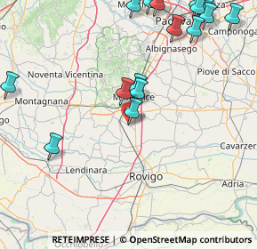 Mappa Via Fratelli Cervi, 35047 Solesino PD, Italia (23.361)