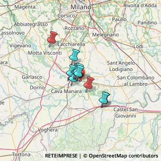 Mappa Via Fratelli Picchioni, 27100 Pavia PV, Italia (7.38545)