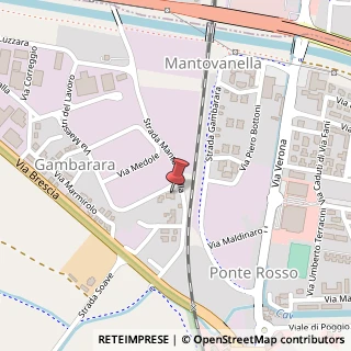 Mappa Strada Mantovanella, 32, 46100 Mantova, Mantova (Lombardia)