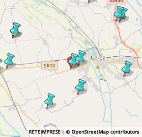 Mappa Via del Lavoro, 37058 Sanguinetto VR, Italia (5.83077)