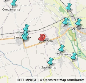 Mappa Via del Lavoro, 37058 Sanguinetto VR, Italia (2.54846)