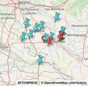 Mappa Via del Lavoro, 37058 Sanguinetto VR, Italia (10.65067)